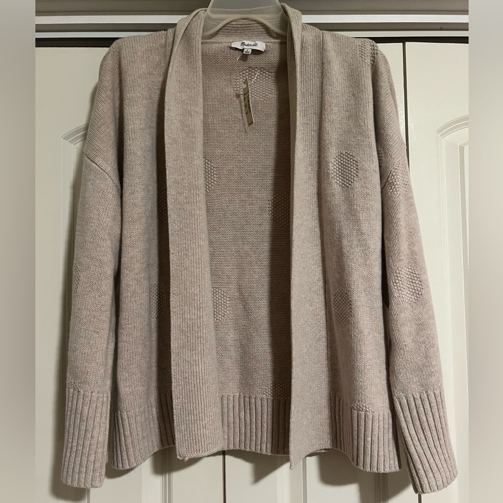 NWT Madewell Patterned Wool Cardigan